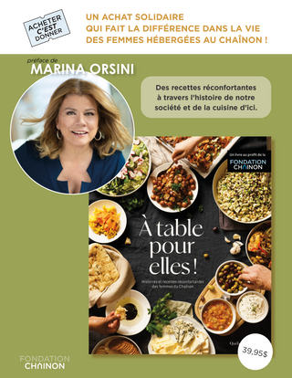 "À table pour elles" livre de cuisine