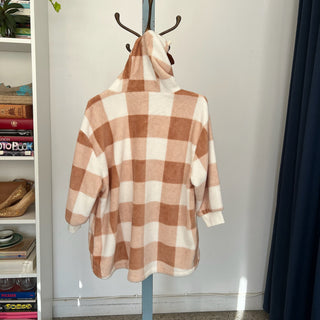 Couverture en peluche à capuche Deux par Deux 6/8 ans
