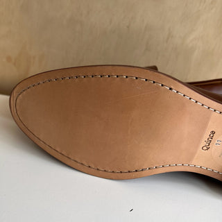 Chaussures penny en cuir Quince