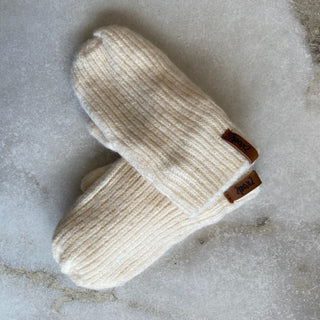 Mitaines mi-saison tricot pour enfants Deux par Deux