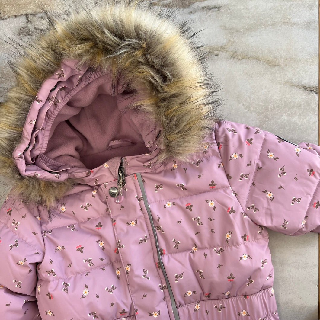 Ensemble d'hiver une pièce rose Deux par Deux