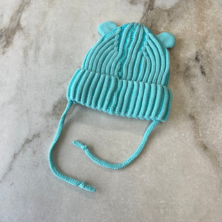 Bonnet mi-saison bleu avec oreilles Deux par Deux