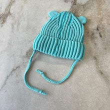 Charger l'image dans la galerie, Bonnet mi-saison bleu avec oreilles Deux par Deux
