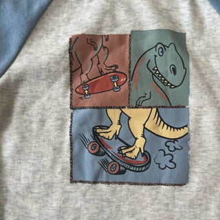 Chandail pyjama dinosaures Deux par Deux 4 ans