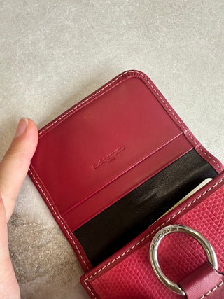 Portefeuille en cuir Lancel