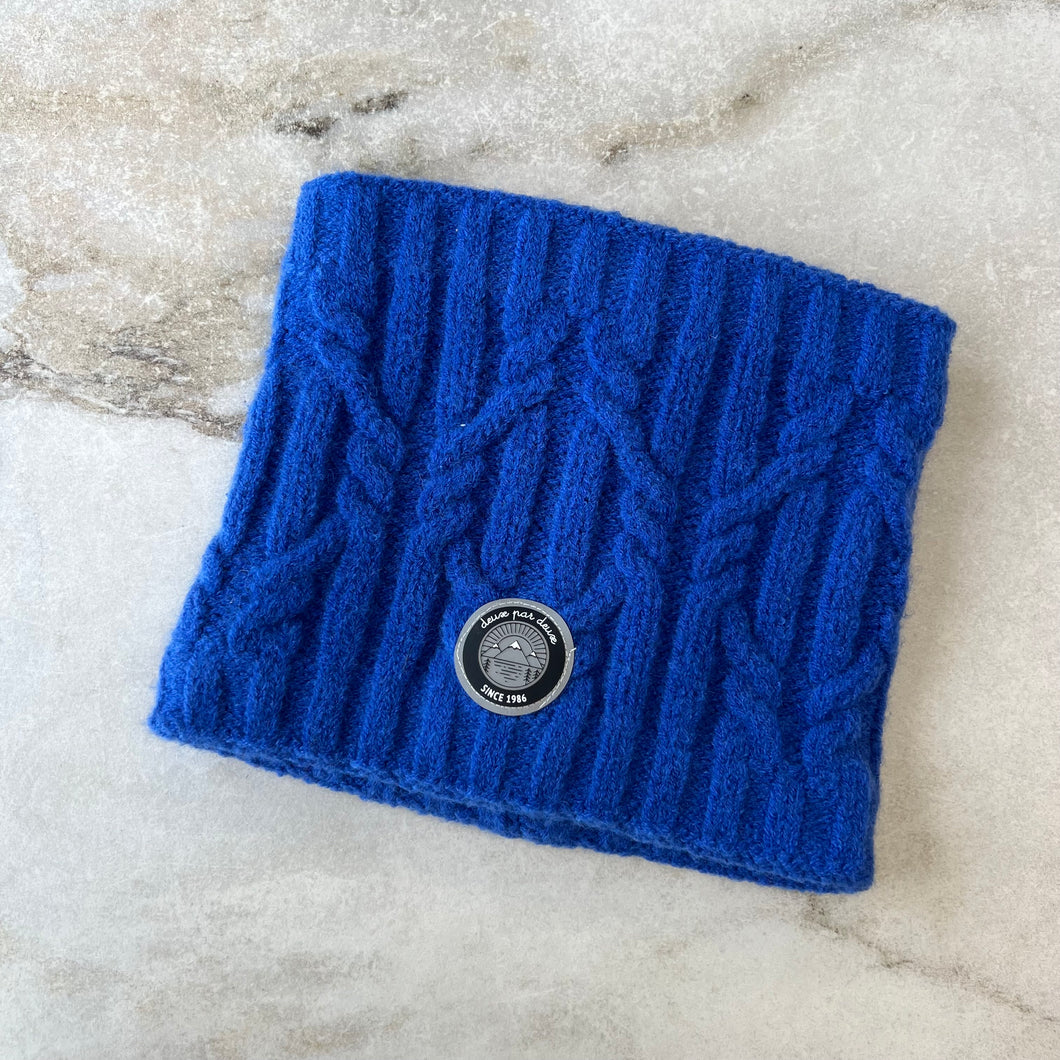 Cache-cou hiver bleu royal Deux par Deux