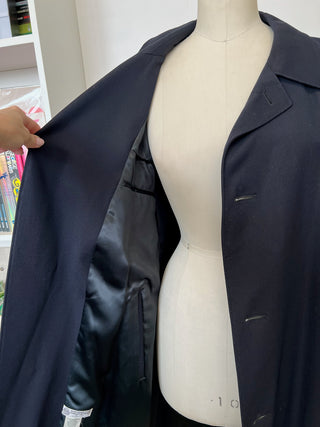 Manteau trench coat imperméable doublé en laine Aquascutum