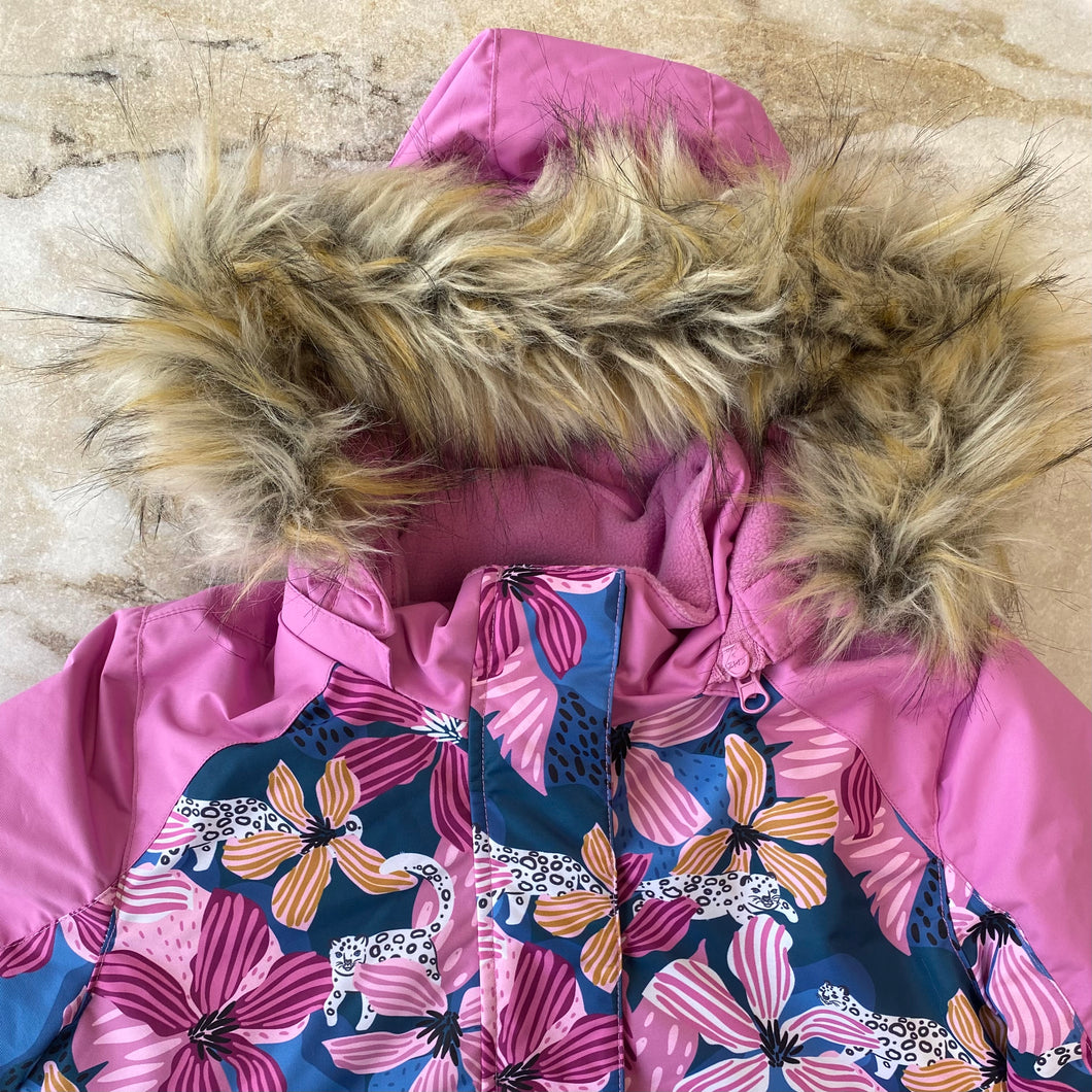 Manteau d'hiver fleurs et jungle Deux par Deux 6 ans