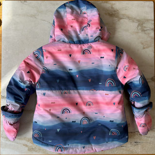 Manteau d'hiver arc-en-ciel Deux par Deux 12 mois