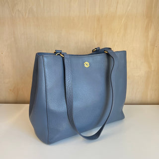 Sac à main en cuir bleu Allyn Dagne Dover