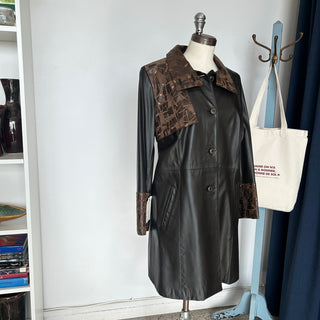 Manteau en cuir Lavoie Morin cuir et fourrures