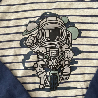 Chandail pyjama astronautes Deux par Deux 4 ans