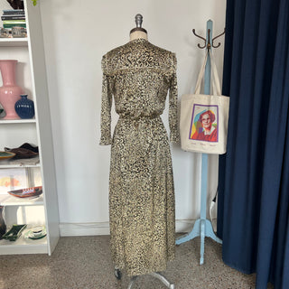 Robe imprimé doré Scarlet Roos