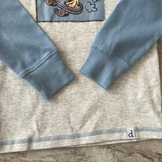 Chandail pyjama dinosaures Deux par Deux 4 ans