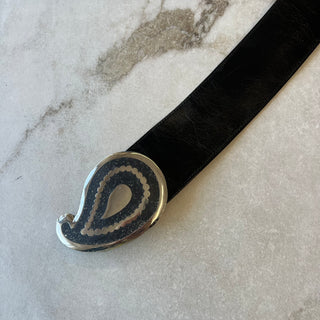 Ceinture massive en cuir Rodier