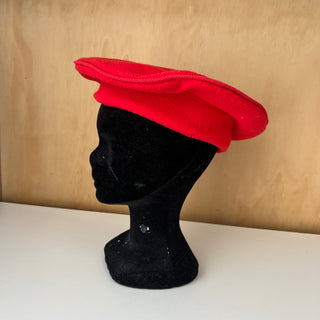 Béret vintage rouge