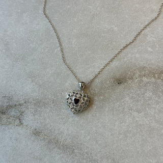 Collier cœur argent 925 Avon