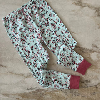 Pantalon leggings pyjama fleurs Deux par Deux 4 ans