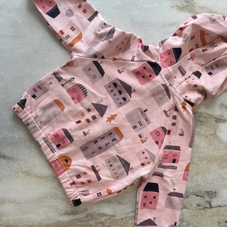 Veste à capuchon maisons Deux par Deux 2 ans