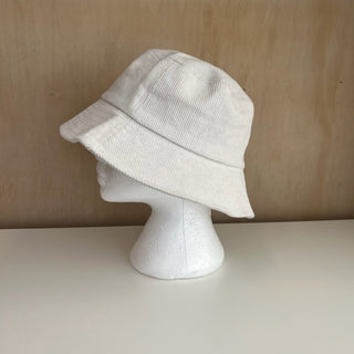 Chapeau blanc corduroy Palme