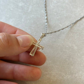 Collier croix argent 925