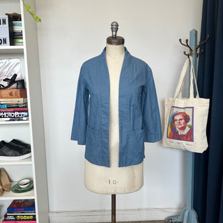 Veste ouverte denim Meemoza