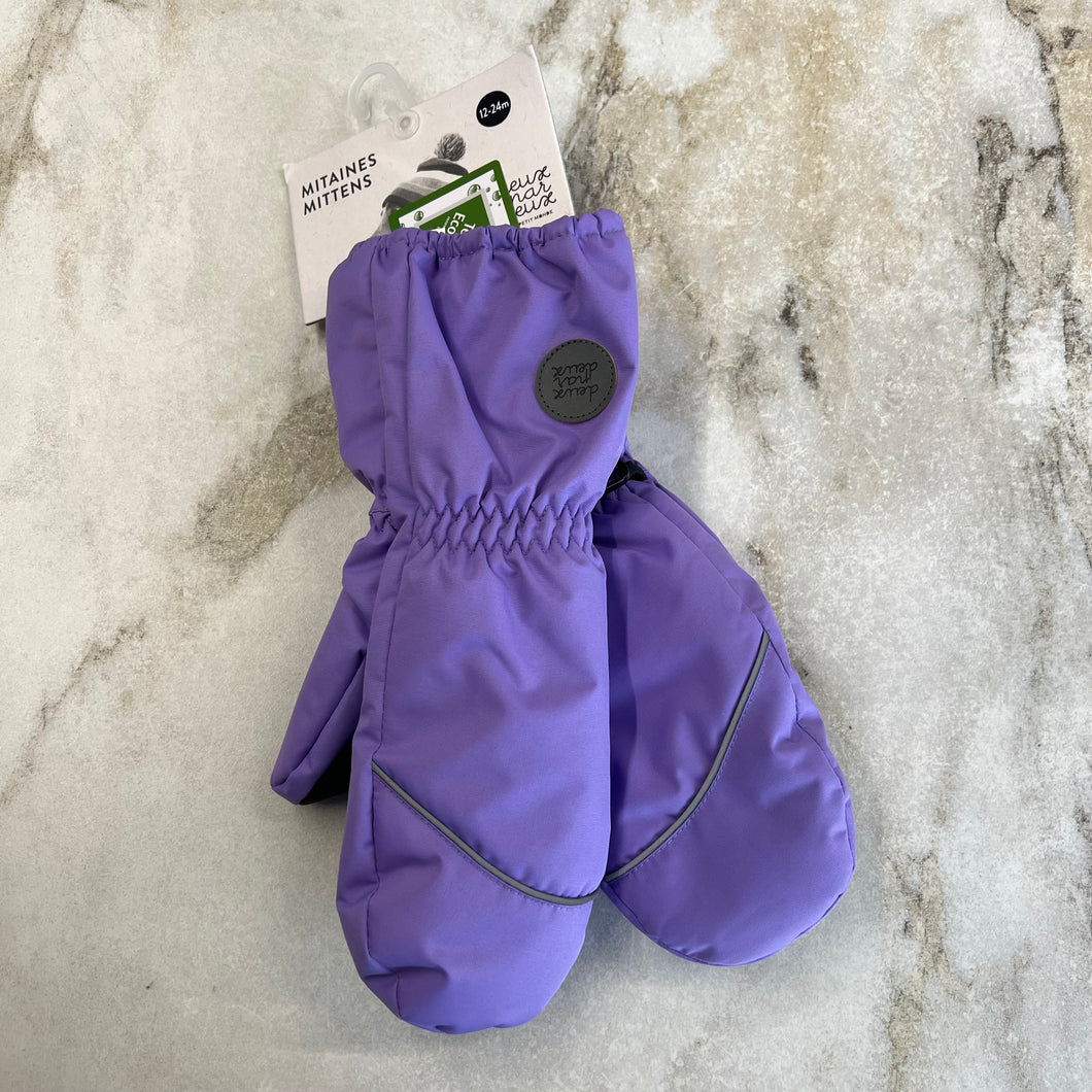 Mitaines hiver adolescent violet Deux par Deux