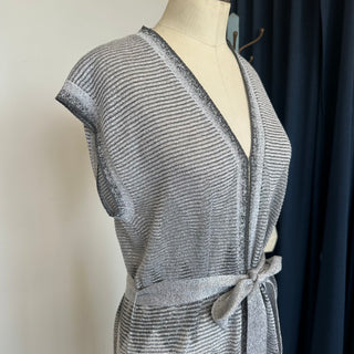 Veste cardigan longue D. Exterior