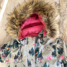 Charger l&#39;image dans la galerie, Manteau d&#39;hiver forêt et fleurs Deux par Deux
