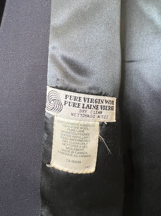 Manteau trench coat imperméable doublé en laine Aquascutum