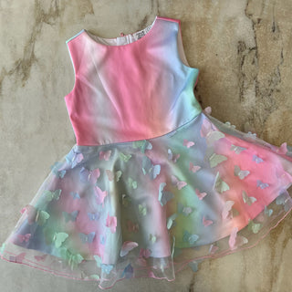 Robe papillons Deux par Deux 2 ans