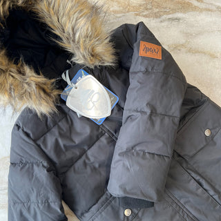Manteau d'hiver noir Deux par Deux 4 ans