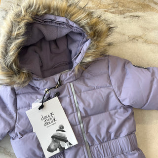Ensemble d'hiver une pièce violet Deux par Deux 18 mois