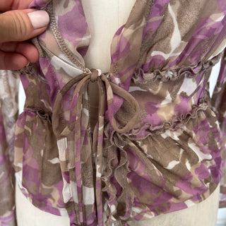 Blouse transparente Sandwich