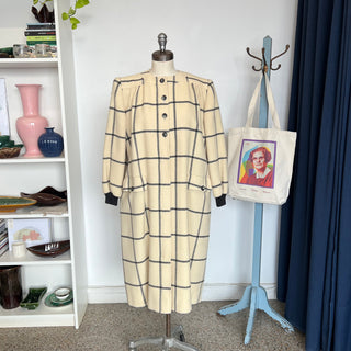 Manteau vintage en laine Valentino Miss V