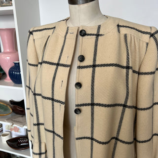 Manteau vintage en laine Valentino Miss V