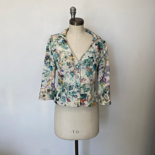 Veston fleuris Isabelle Elie Boutique