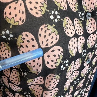 Chemise en soie fraises Red Valentino