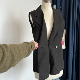Veste en lin sans manches Marella