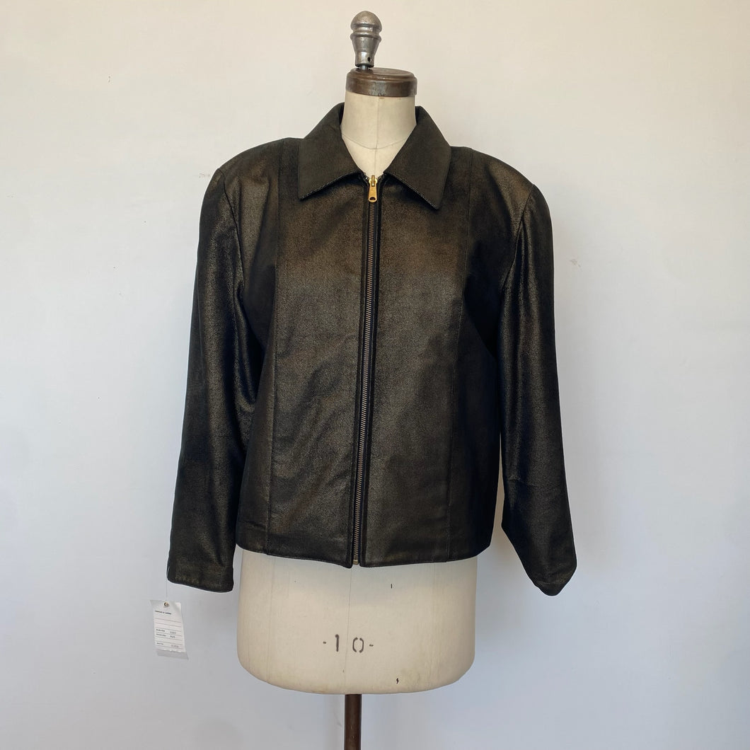 Manteau de cuir réversible Lavoie Morin cuir et fourrures