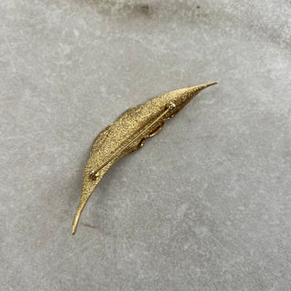 Broche feuille Marcel Boucher