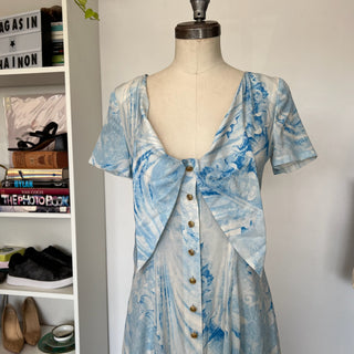 Robe en soie vintage Escada Margaretha Ley