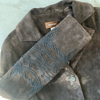 Veste de cuir longue Danier