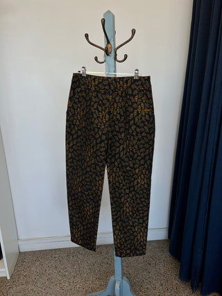 Pantalon Clint Jacquard orange Eve Gravel