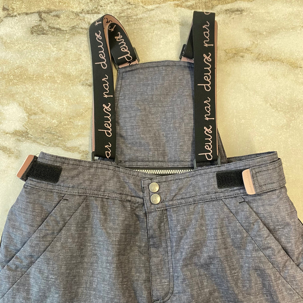 Pantalon de neige gris et rose Deux par Deux 14 ans