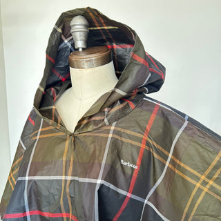 Manteau puncho imperméable Tartan Barbour