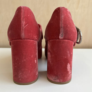 Chaussures velours Miu Miu