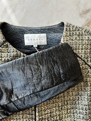 Veste tweed enduit Sandro - Les Mal-Aimés ❤️‍🩹