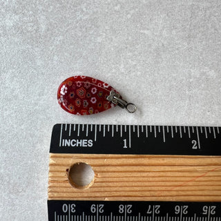 Pendentif goutte millefiori