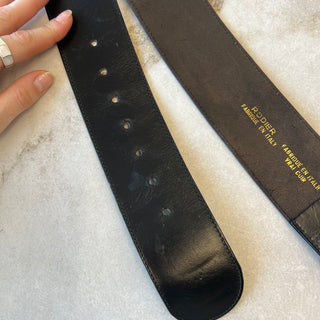 Ceinture massive en cuir Rodier